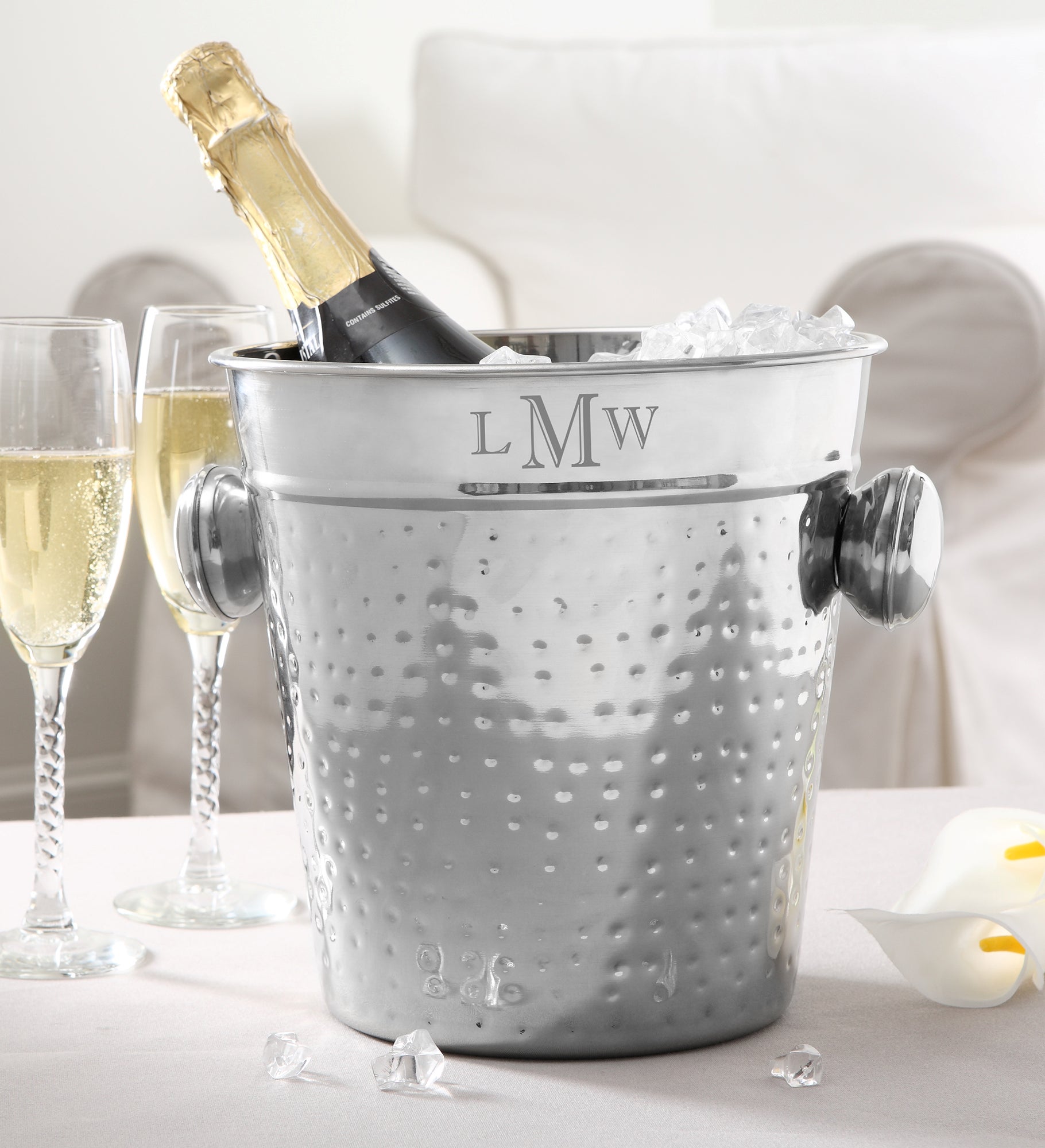 Classic Celebrations Engraved Chiller and Ice Bucket